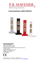 technical specifications upright radiant heater Smart Tower IP24