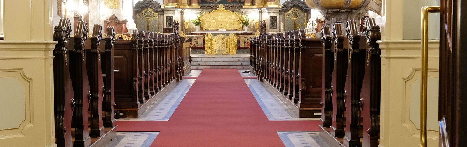 church carpet Perlon Rips Hamburg Michel