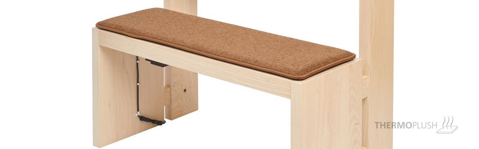 sample bank heated Thermoplush 46 Volt Samtplush Classic 1182 light brown