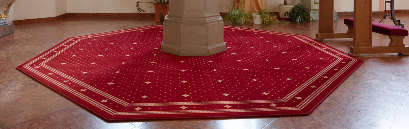 church carpet Capitol baptismal font Lisdorf